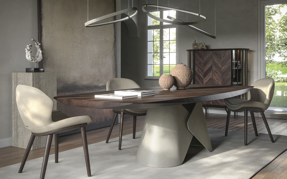 Cattelan Italia Scott Wood Table